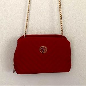 Beautiful red and gold purse